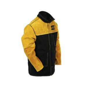 CHAQUETA DE CUERO DE SOLDADOR